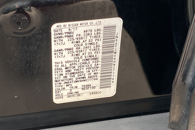 Used 2017 Magnetic Black Nissan SV image 27