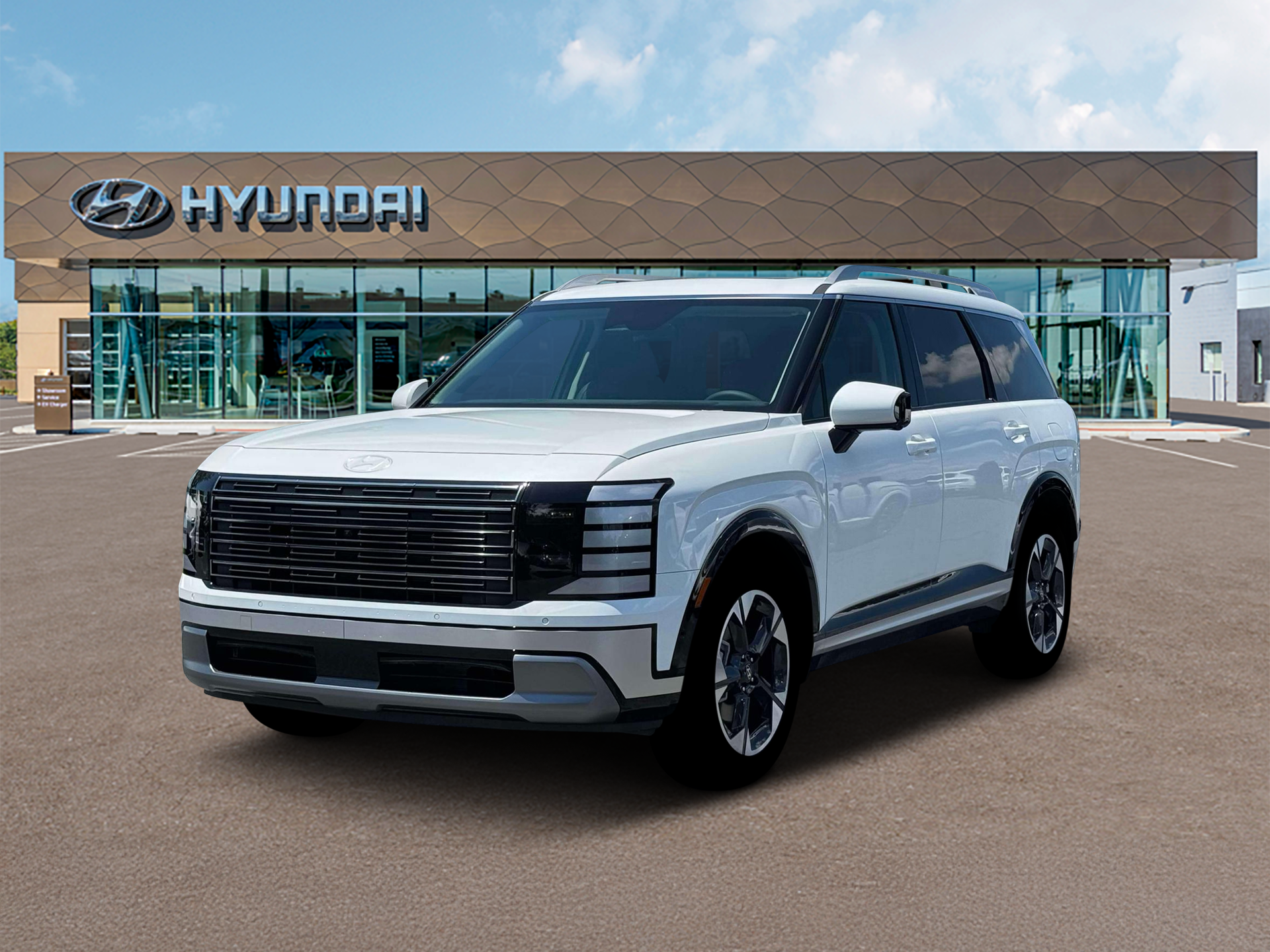 New 2026 Creamy White Pearl Hyundai Limited AWD image 1
