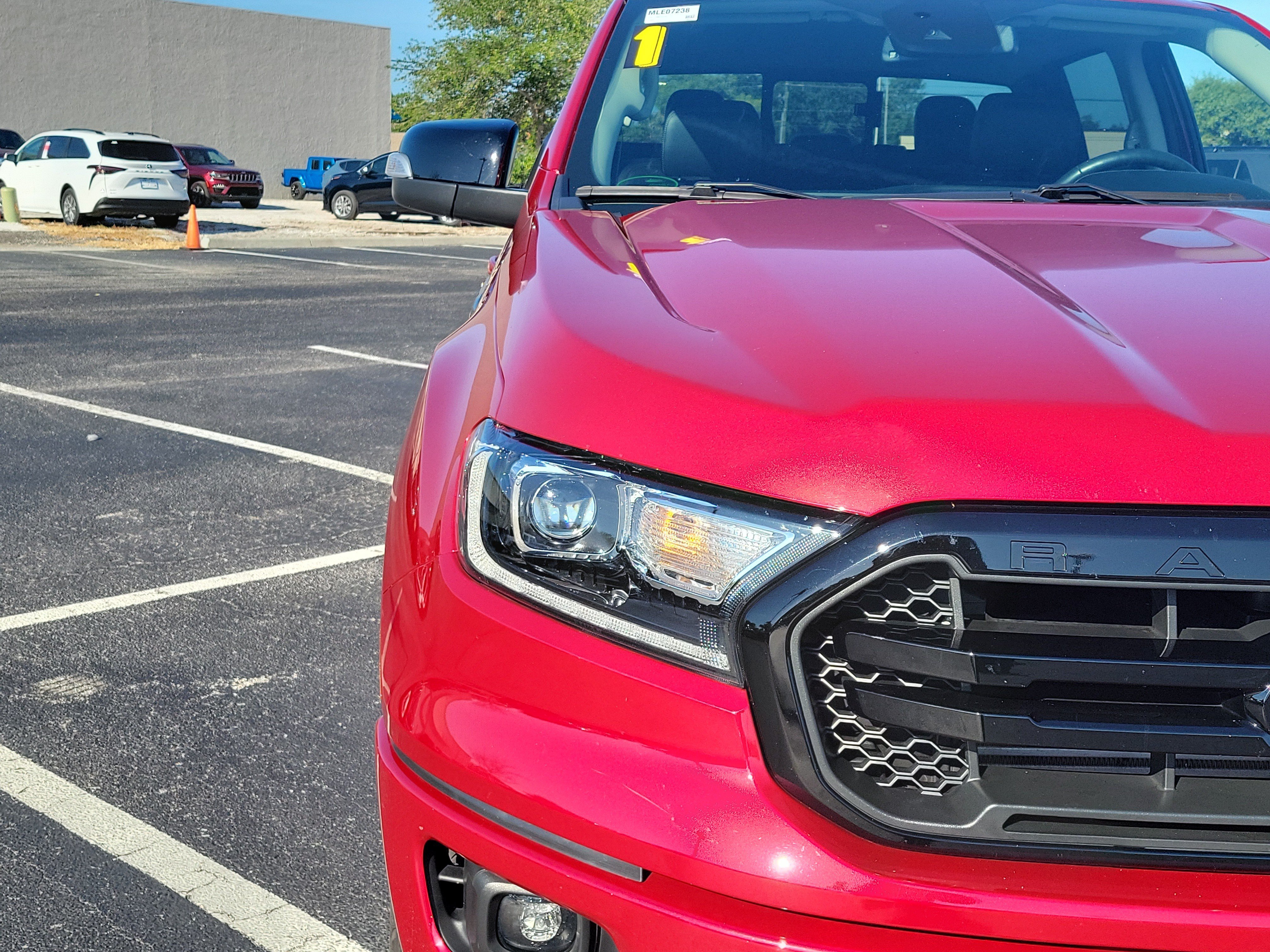 Used 2021 Red Metallic Ford Lariat image 6