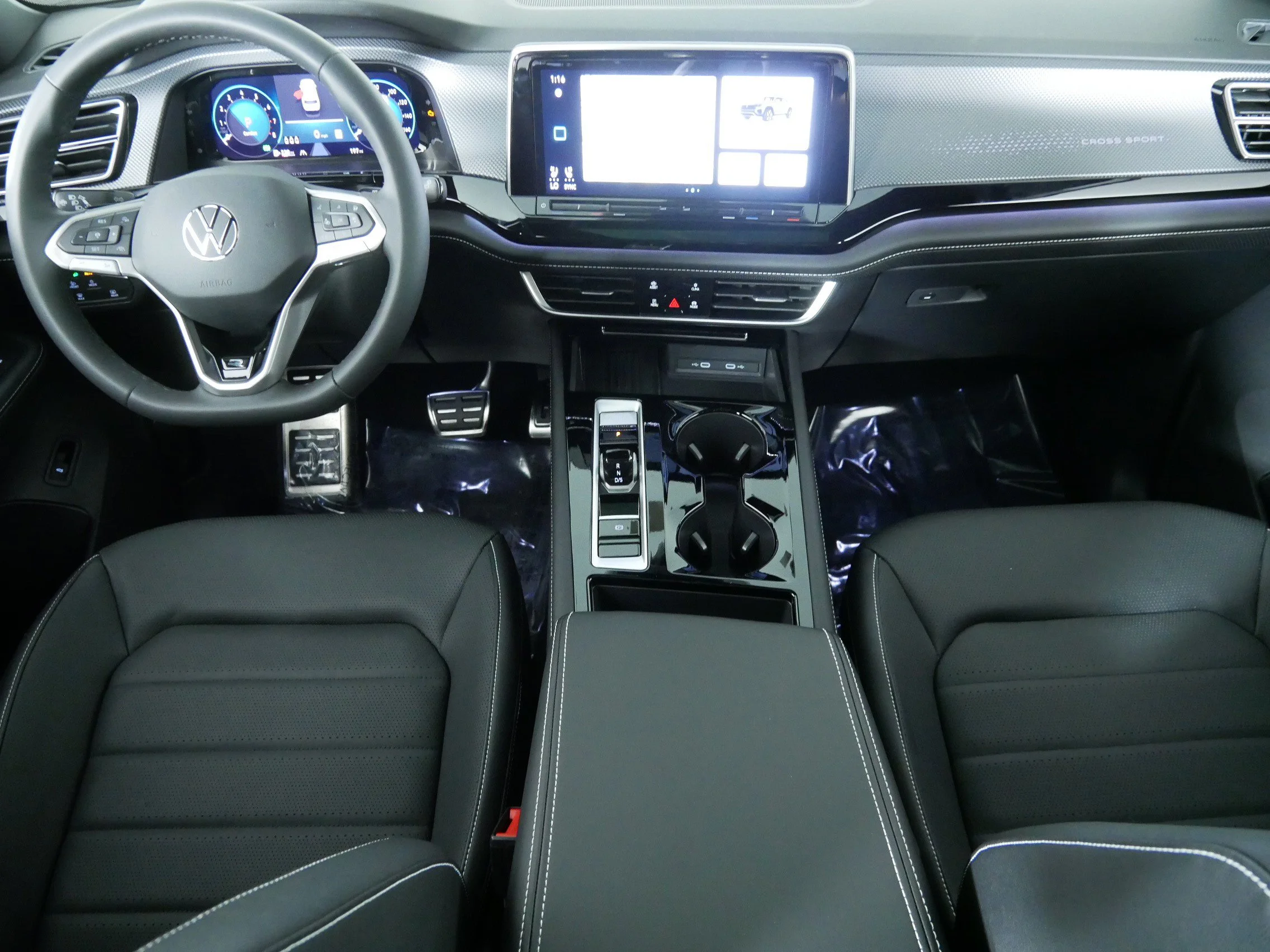 New 2026 Avocado Green Pearl Volkswagen 2.0T SEL R-Line Black image 10