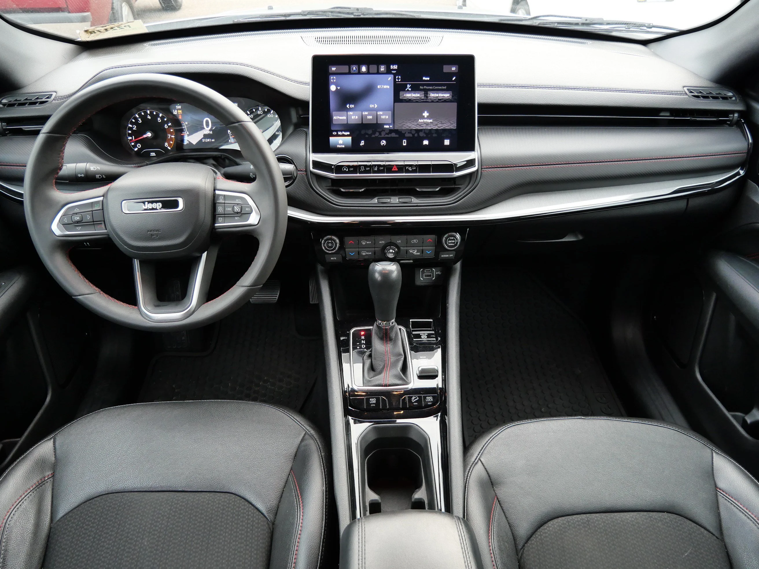 Used 2023 Bright White Clearcoat Jeep Trailhawk image 10