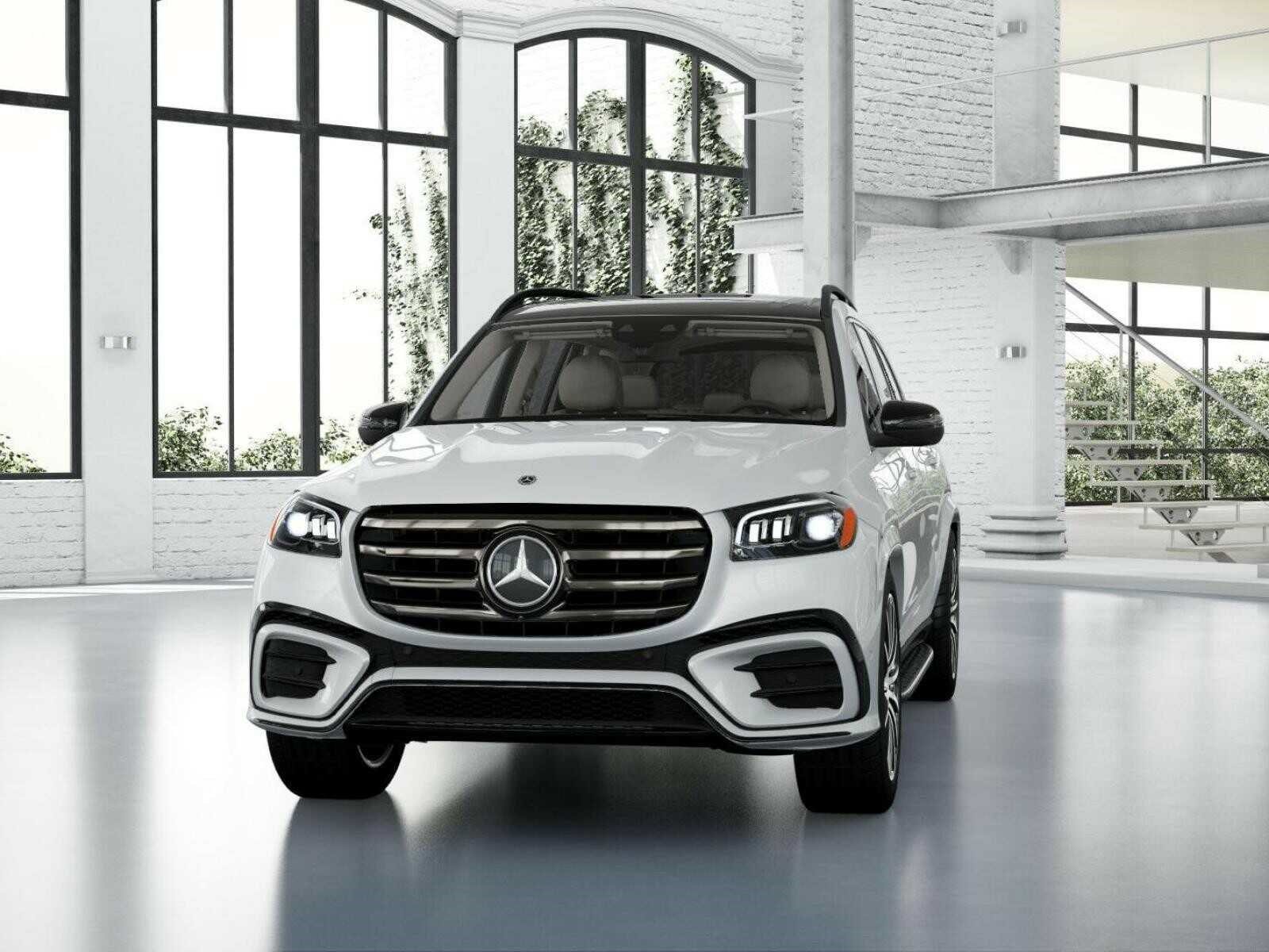 New 2026 MANUFAKTUR Moonlight White Metallic Mercedes-Benz GLS 450 4D Sport Utility 4MATIC® image 43