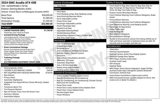 Used 2024 Sterling GMC AT4 image 20