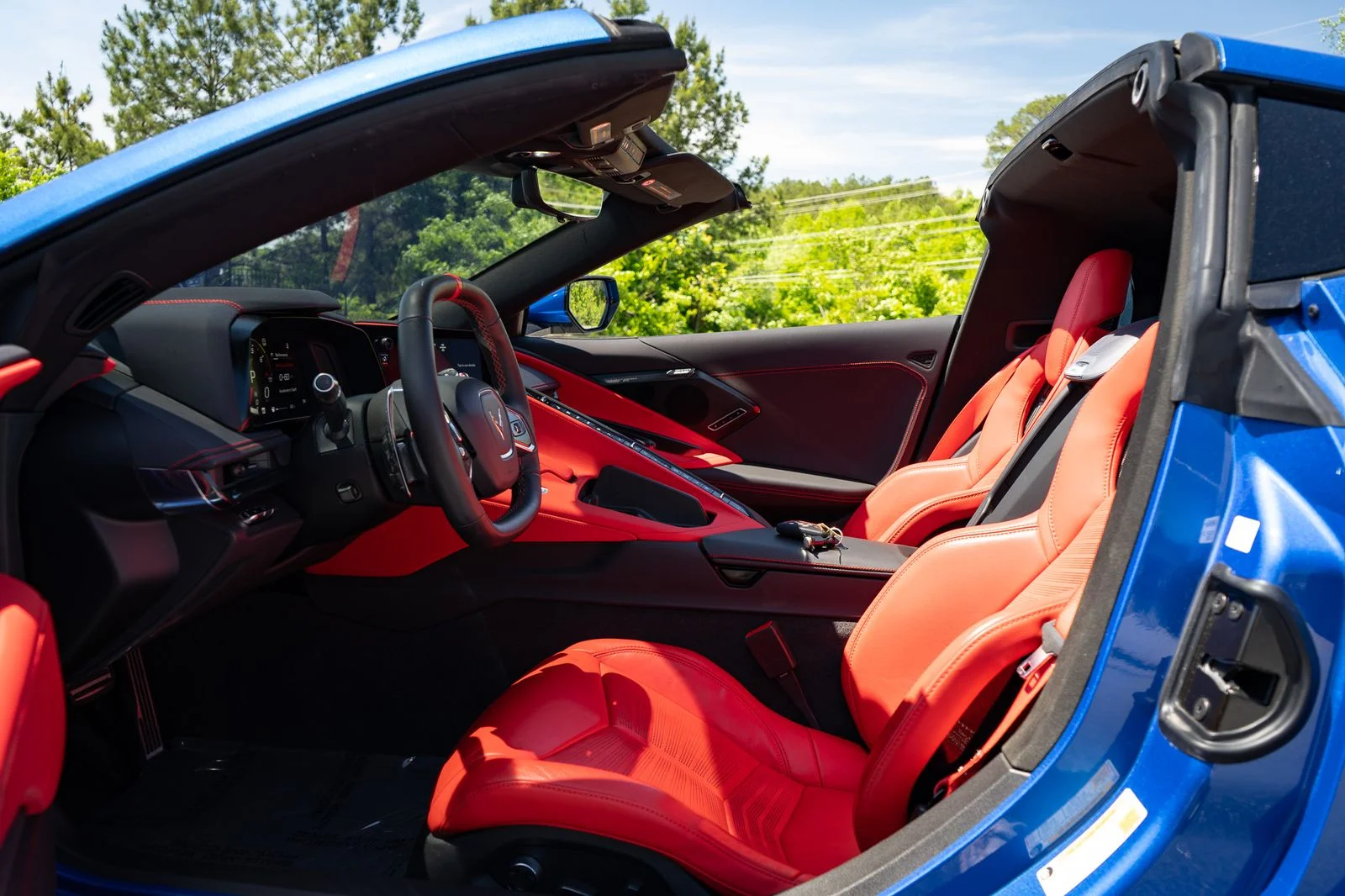 Used 2023 Blue Metallic Chevrolet Stingray image 32