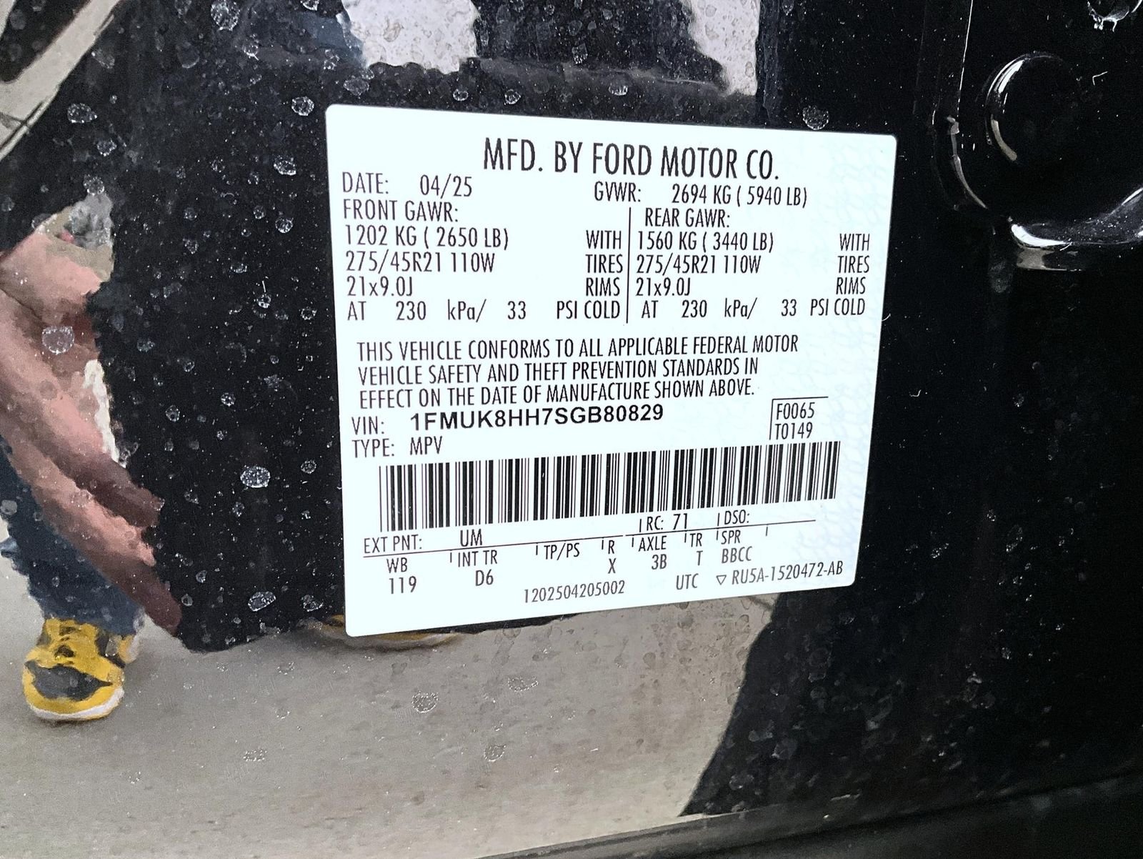 Used 2025 Black Ford Platinum image 30
