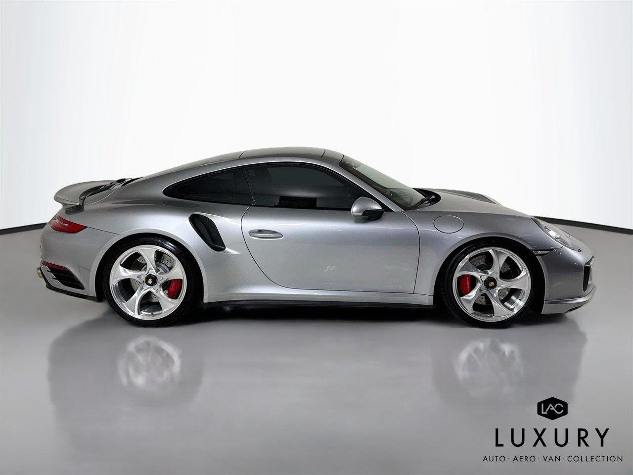 Used 2017 Rhodium Silver Metallic Porsche Turbo | Upgraded Exhaust | Upgraded Wheels | Sunroof image 5