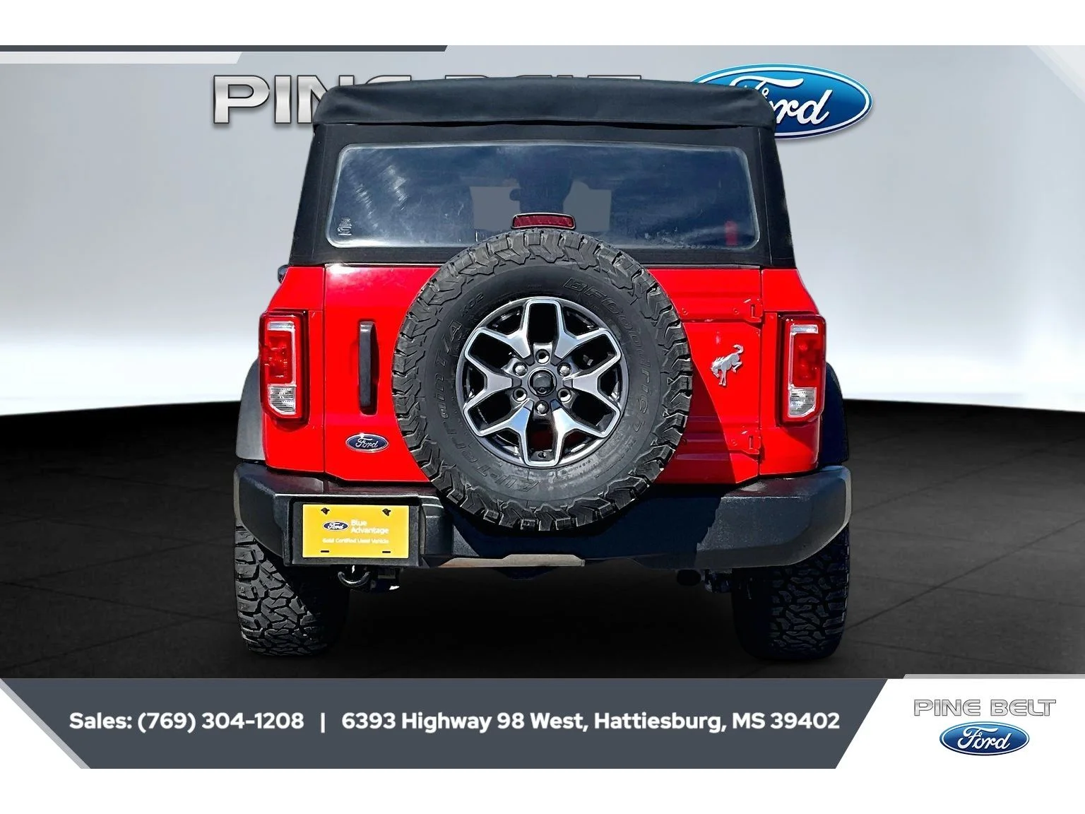 Used 2021 Race Red Ford Big Bend image 4