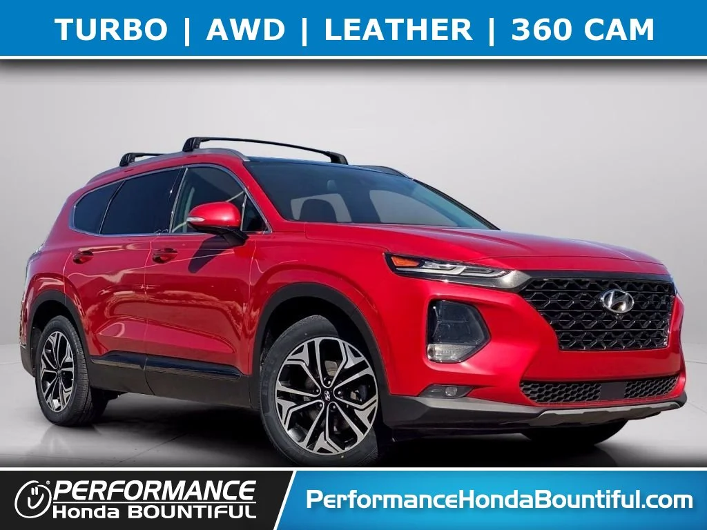 Used 2020 Calypso Red Hyundai Limited image 1