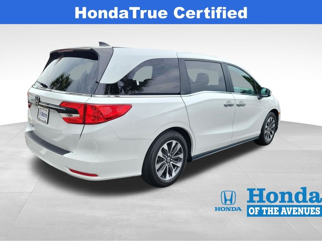 Certified Used 2021 Platinum White Pearl Honda EX-L image 5