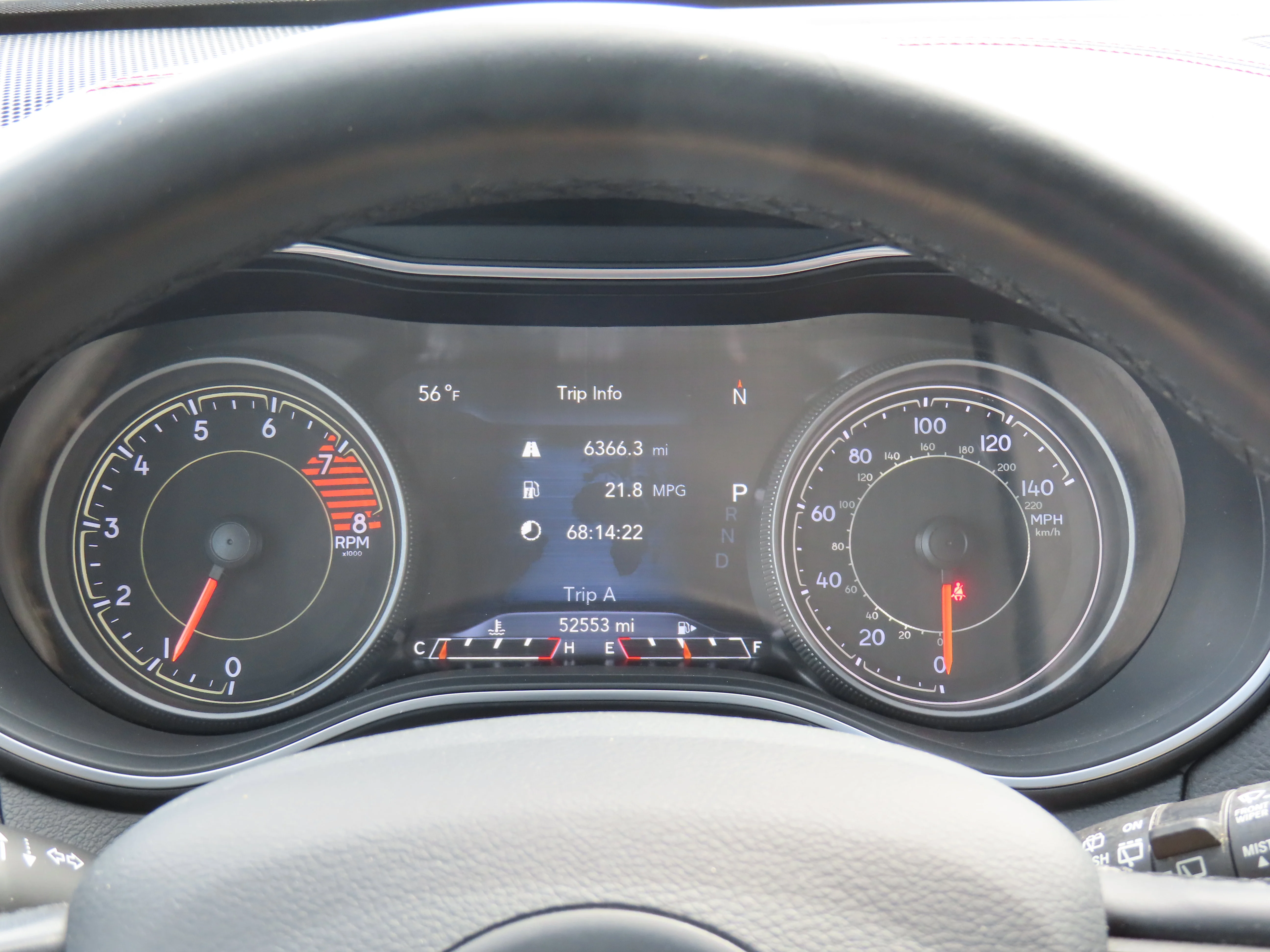 Used 2021 Light Brownstone Pearlcoat Jeep Trailhawk image 17