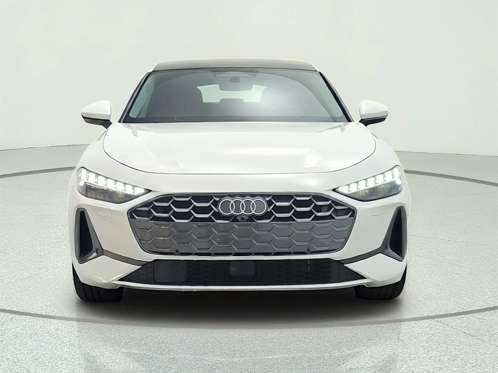 Used 2025 Glacier White Metallic Audi Premium Plus image 2