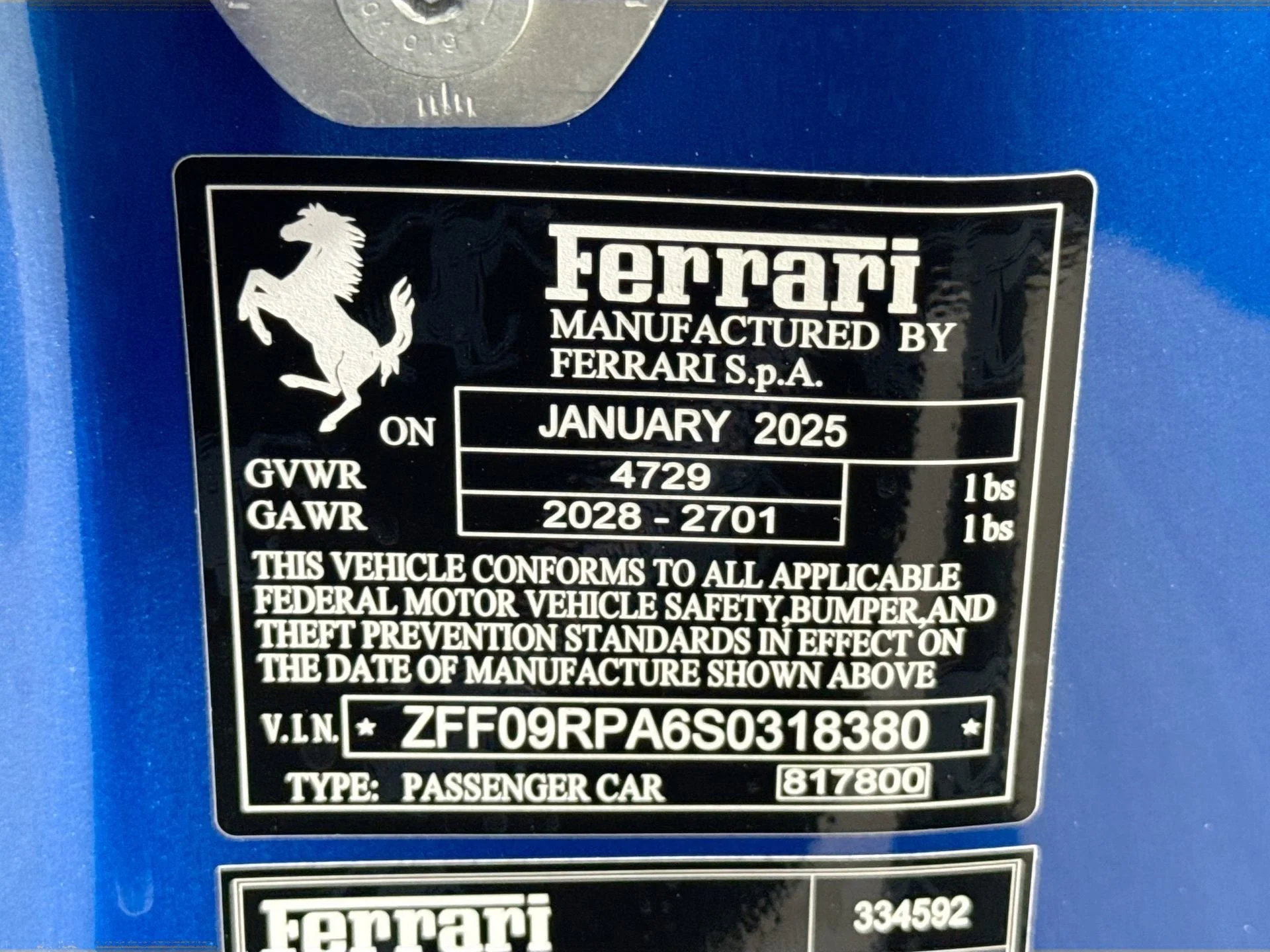 Certified Used 2025 Blu Corsa Ferrari Base image 29