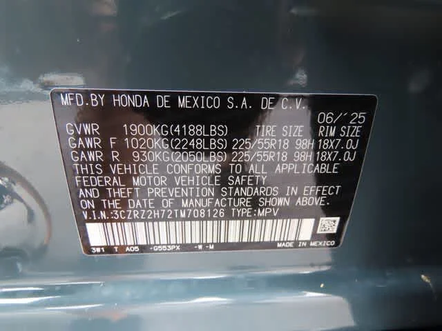2026 Honda HR-V EX-L - Photo 27