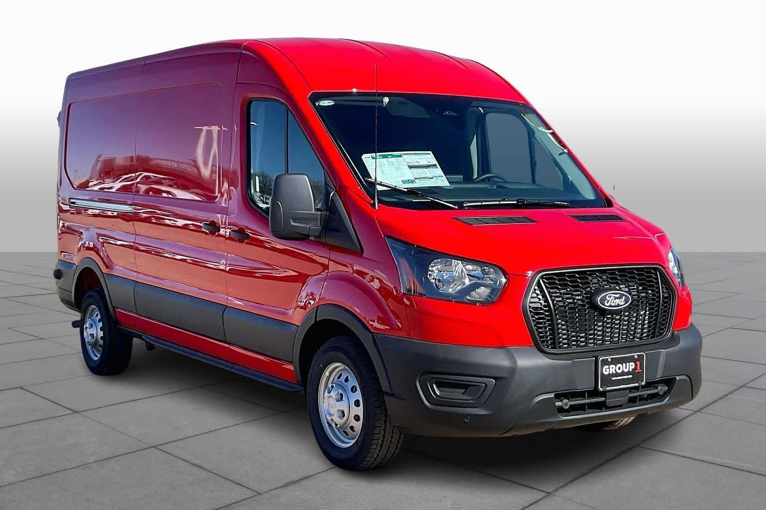 New 2026 Race Red Ford Cargo Van image 2