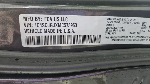 Used 2021 Granite Clearcoat Dodge SRT 392 image 30