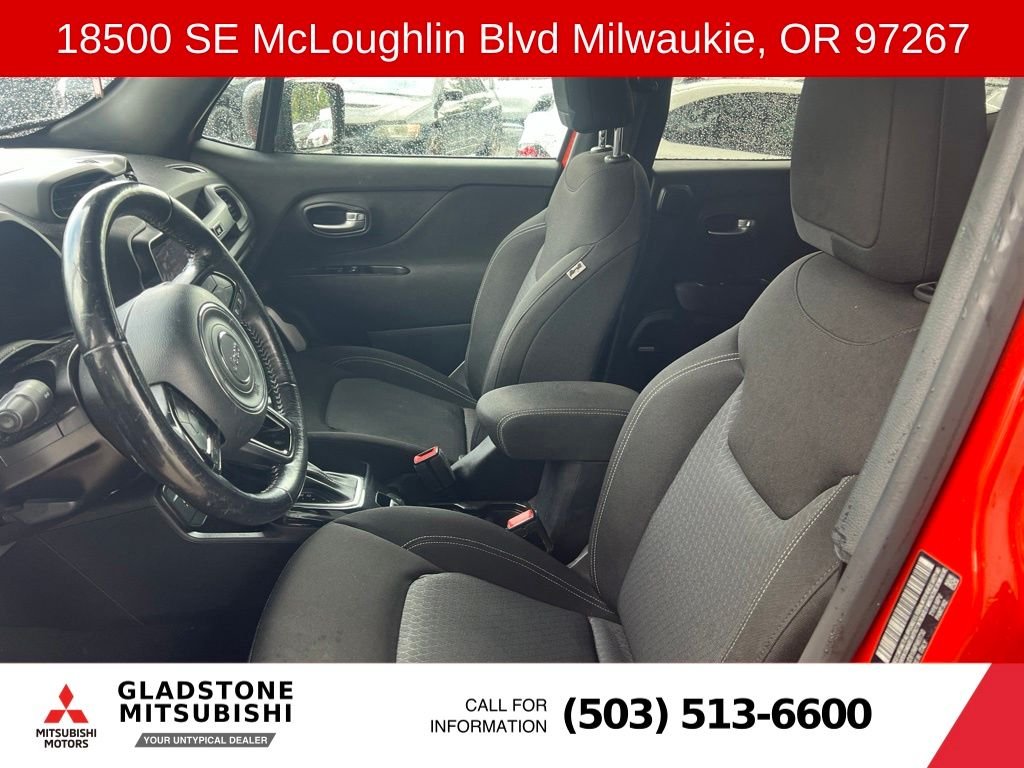 Used 2021 Orange Jeep Latitude image 10