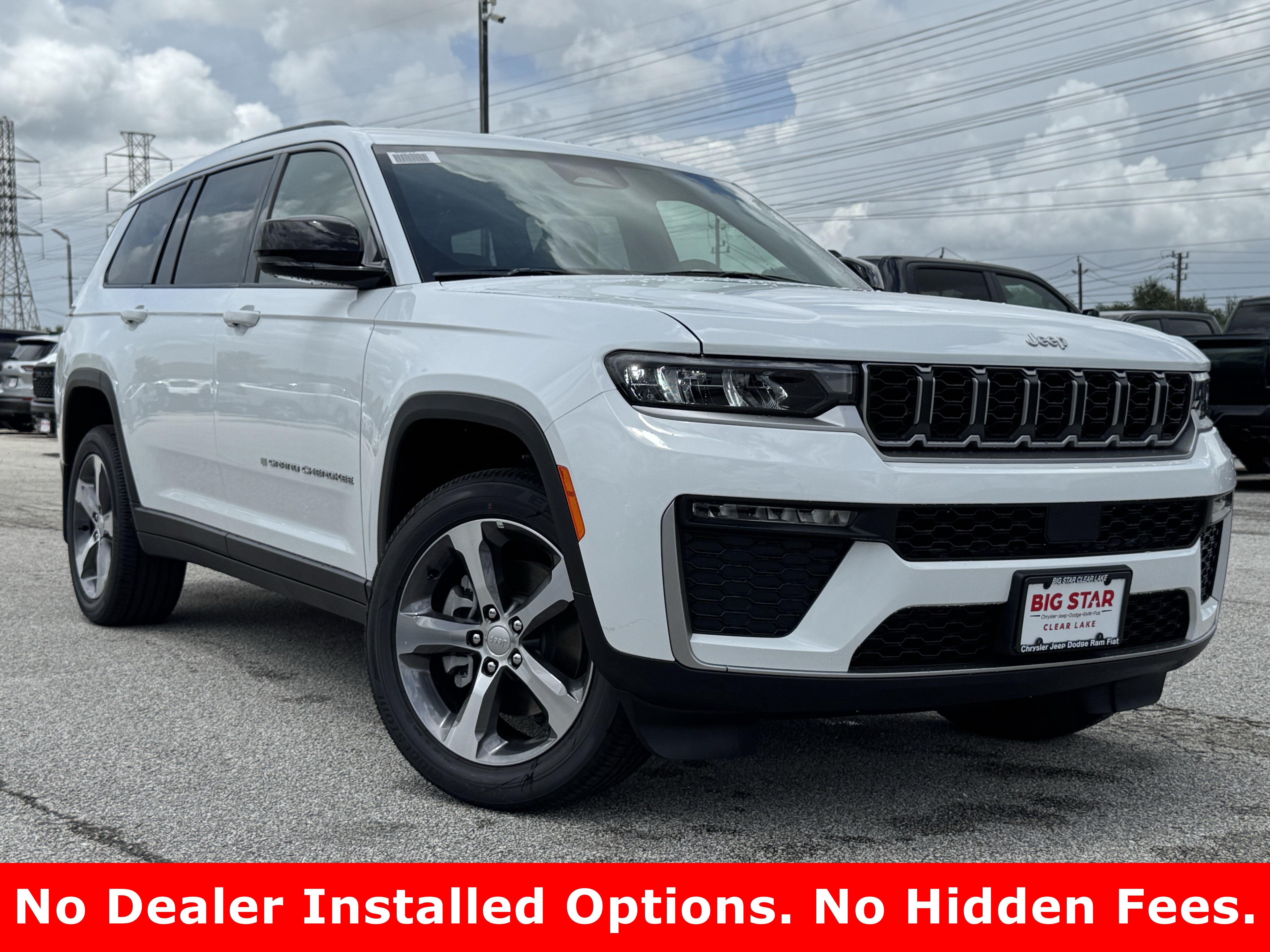 New 2026 Bright White Clear-Coat Exterior Paint Jeep Limited image 2