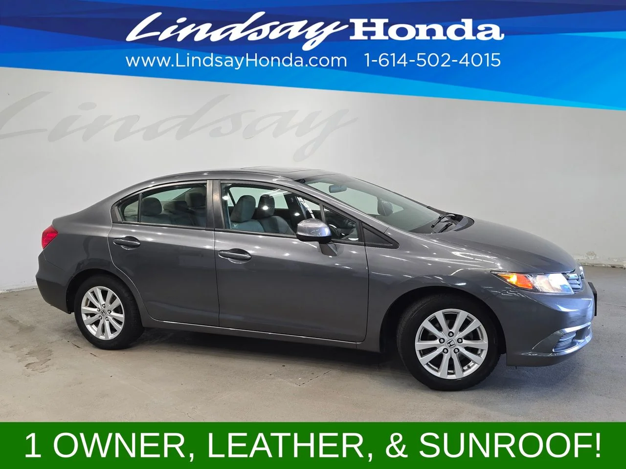 Used 2012 Polished Metal Metallic Honda EX-L image 3