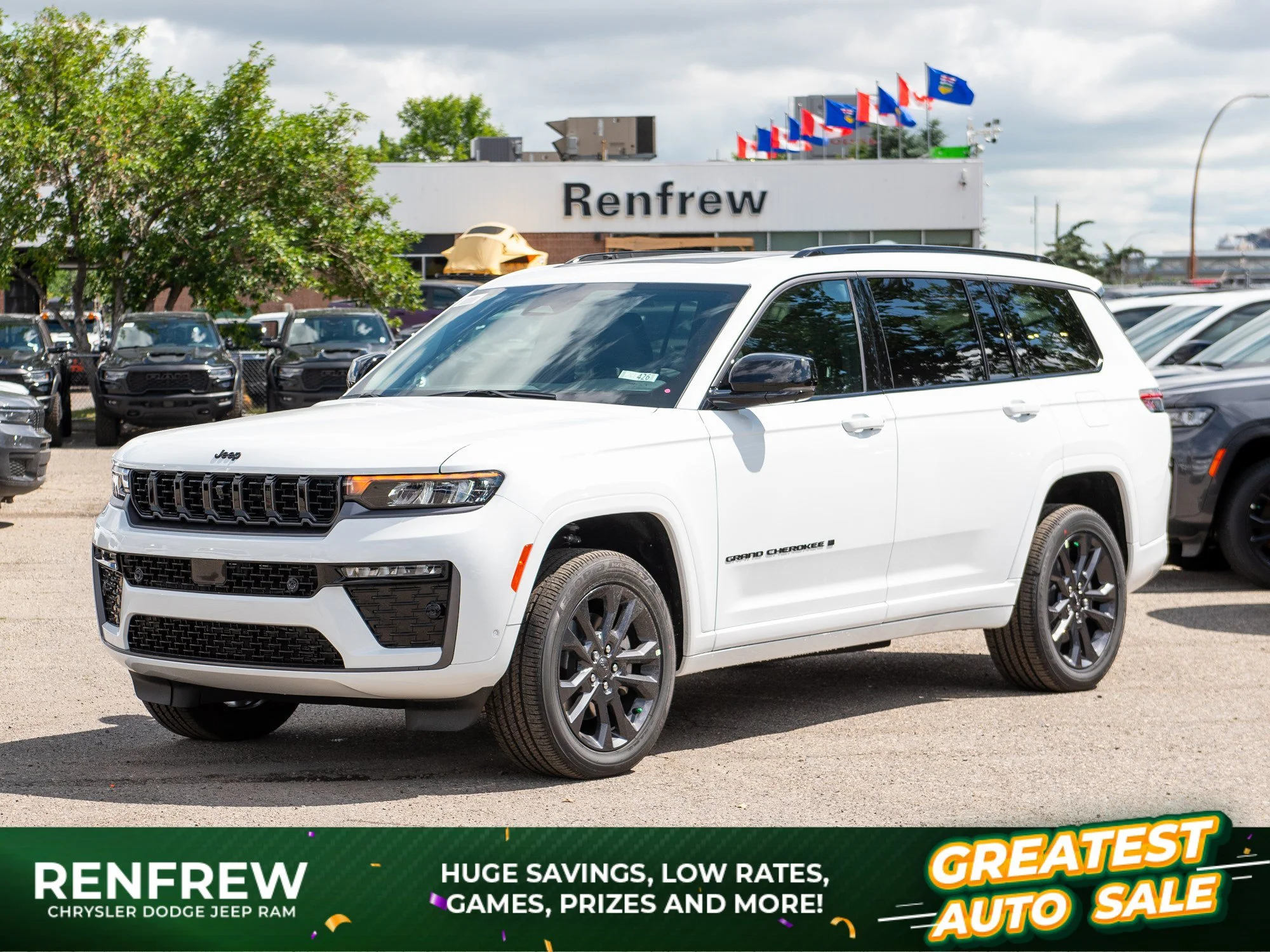 New 2026 White Jeep Limited Reserve* 4x4, Nappa Leather, Panoramic Sunroof image 1