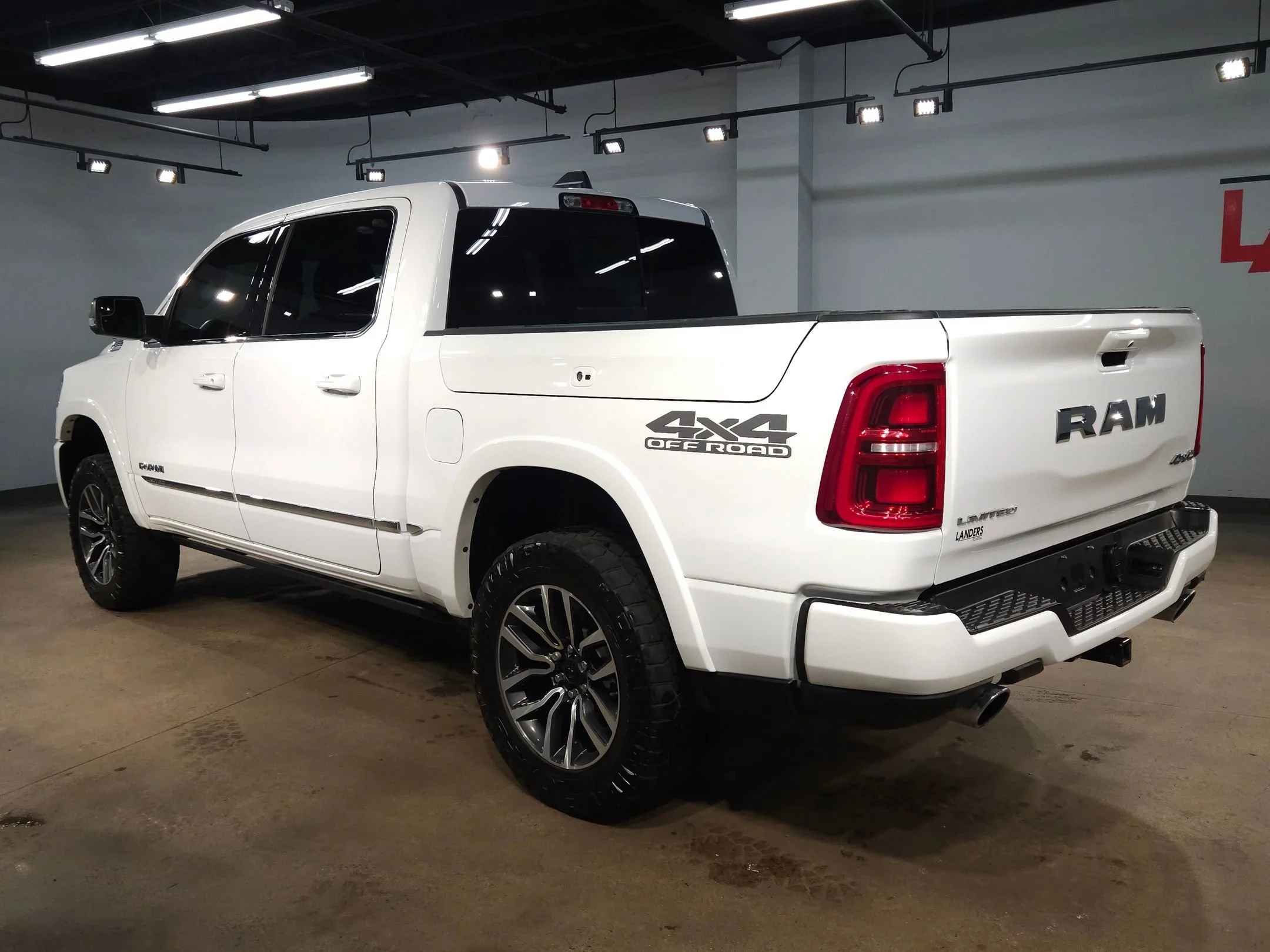 Used 2025 Bright White Clearcoat Ram Limited image 5