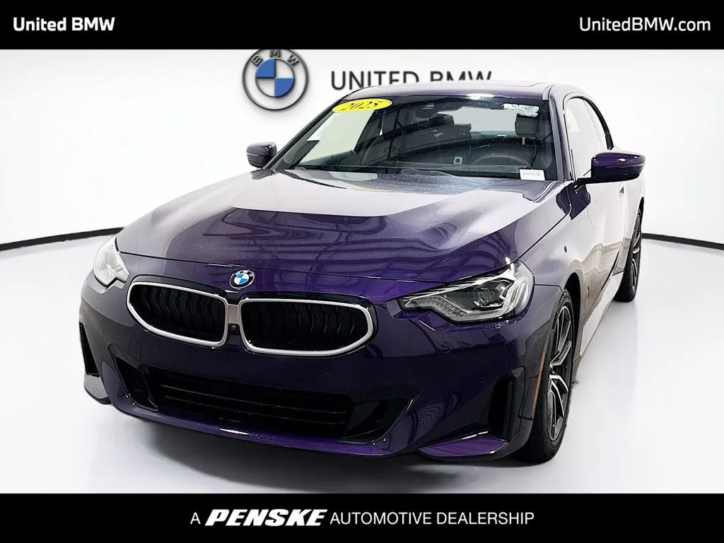 Certified Used 2025 Thundernight Metallic BMW 230i image 1