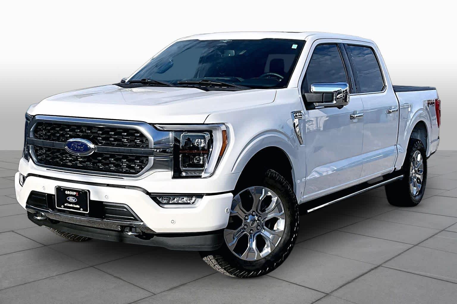 Used 2023 Star White Metallic Tri-Coat Ford Platinum image 36