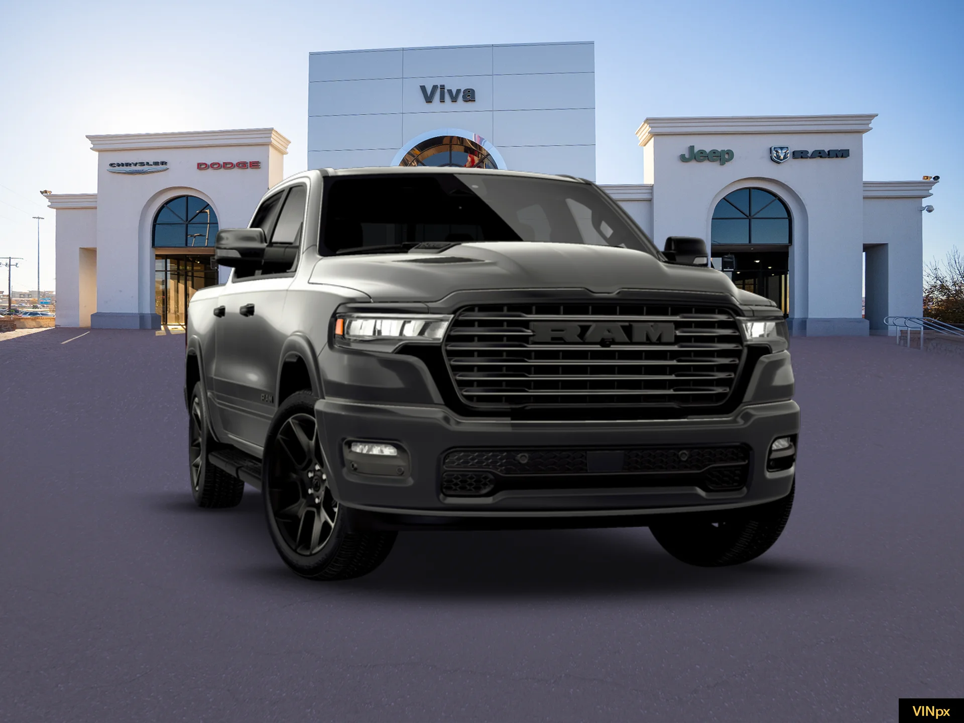 New 2026 Granite Crystal Metallic Clear-Coat Exterior Paint RAM Laramie image 28