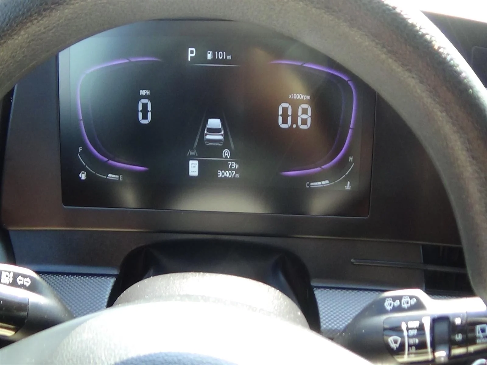 Used 2025 Ebony Black (eb) Kia LX image 22