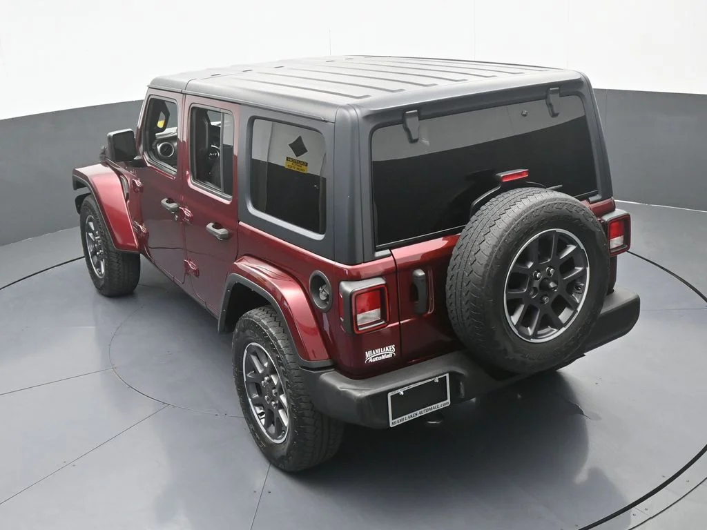 Used 2021 Snazzberry Pearlcoat Jeep Unlimited Sport S image 48