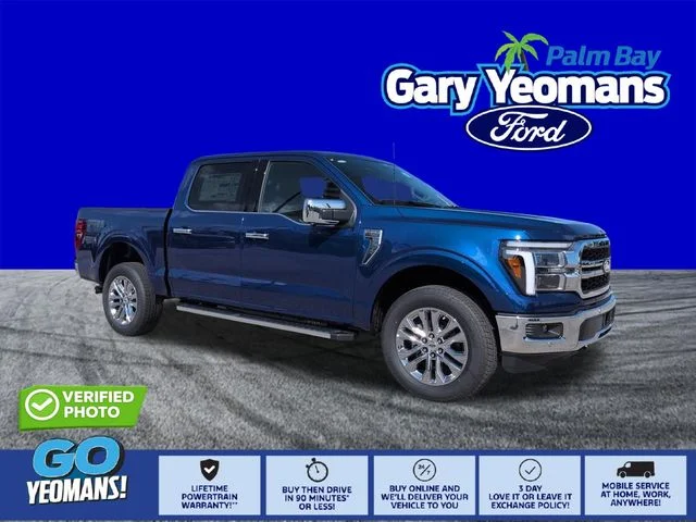 New 2026 Blue Ford Lariat image 1