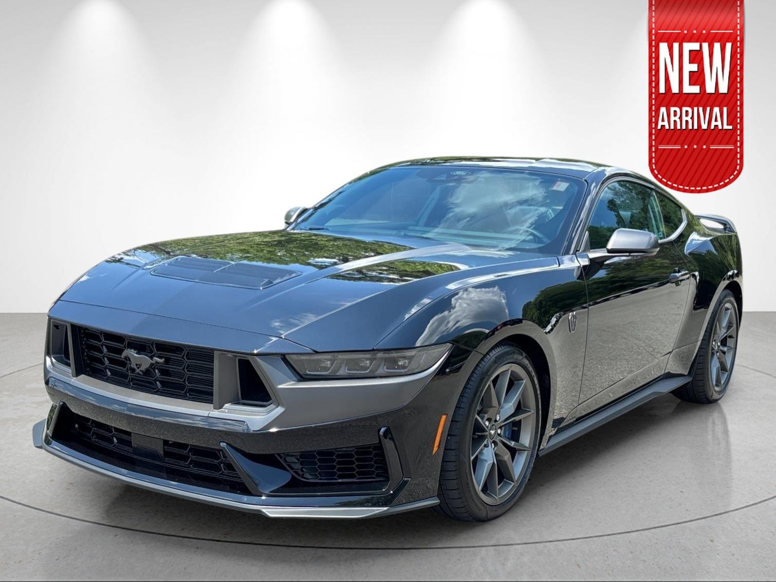 Used 2025 Shadow Black Ford Dark Horse image 1