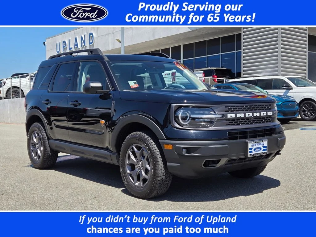 Used 2024 Shadow Black Ford Badlands image 1