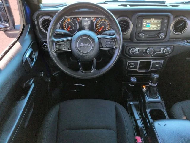 Used 2018 Blue Jeep Unlimited Sport image 16