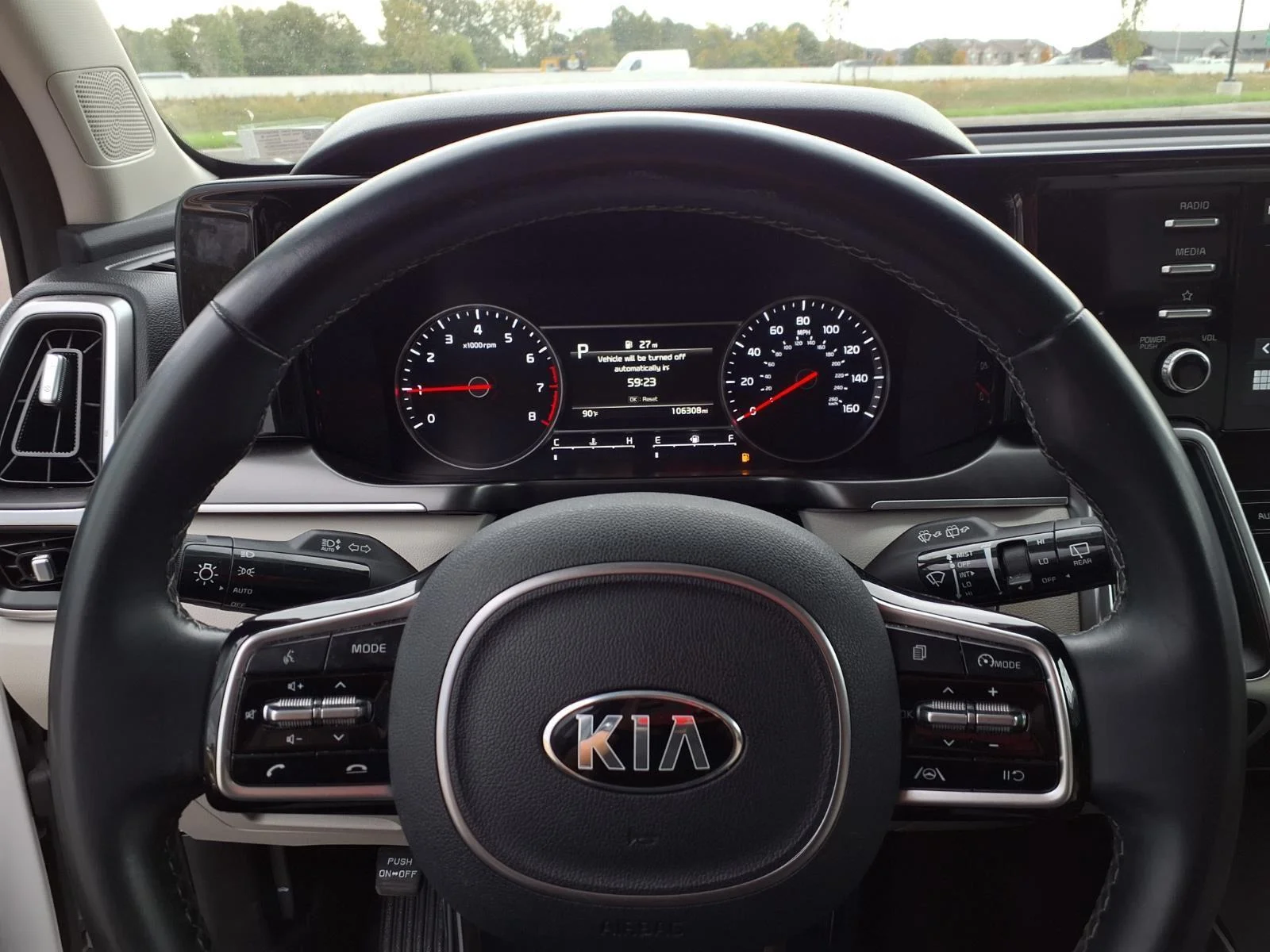 Used 2021 Glacial White Pearl Kia S image 11