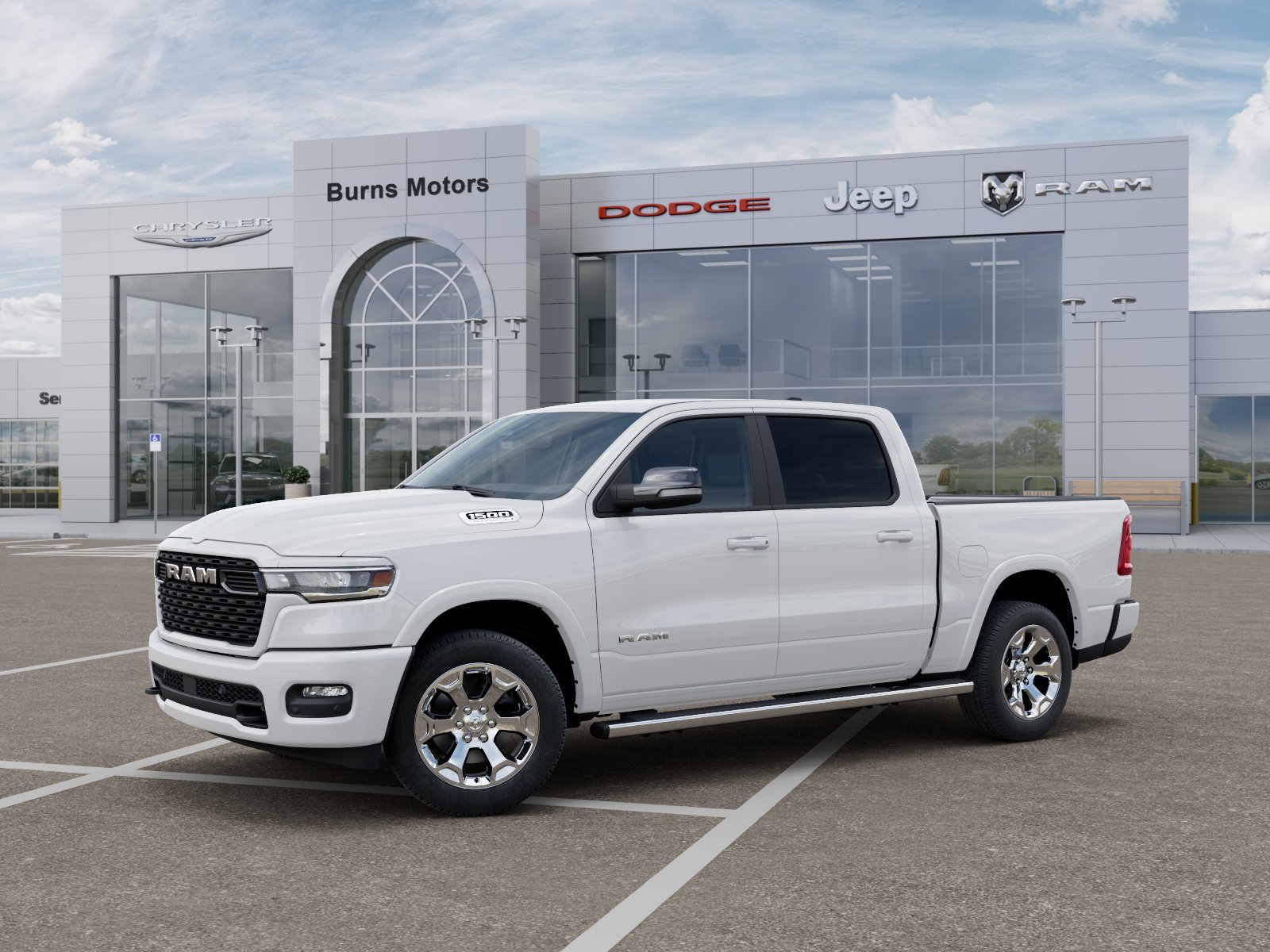 New 2027 Bright White Clear-Coat Exterior Paint RAM Lone Star Sport image 28