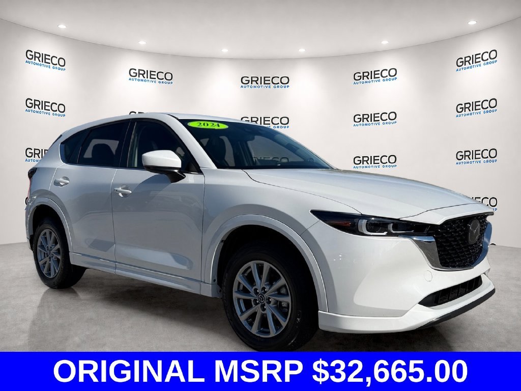 Certified Used 2024 White Mazda 2.5 S Preferred Package image 1