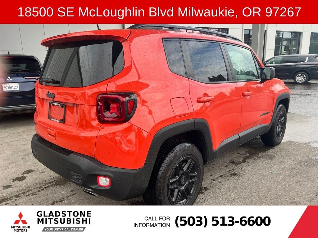 Used 2021 Orange Jeep Latitude image 5