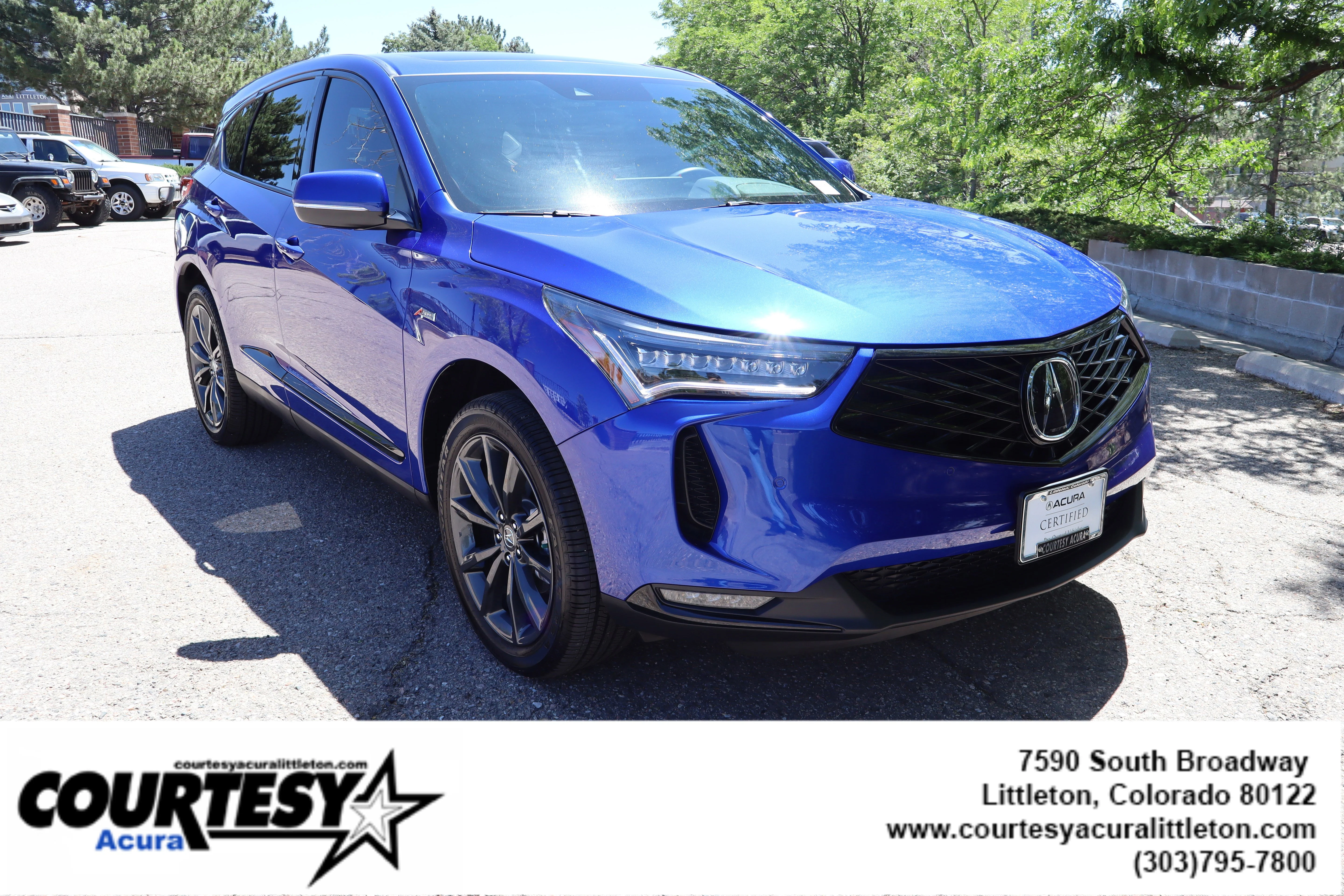Certified Used 2025 Apex Blue Pearl Acura SH-AWD A-SPEC image 9