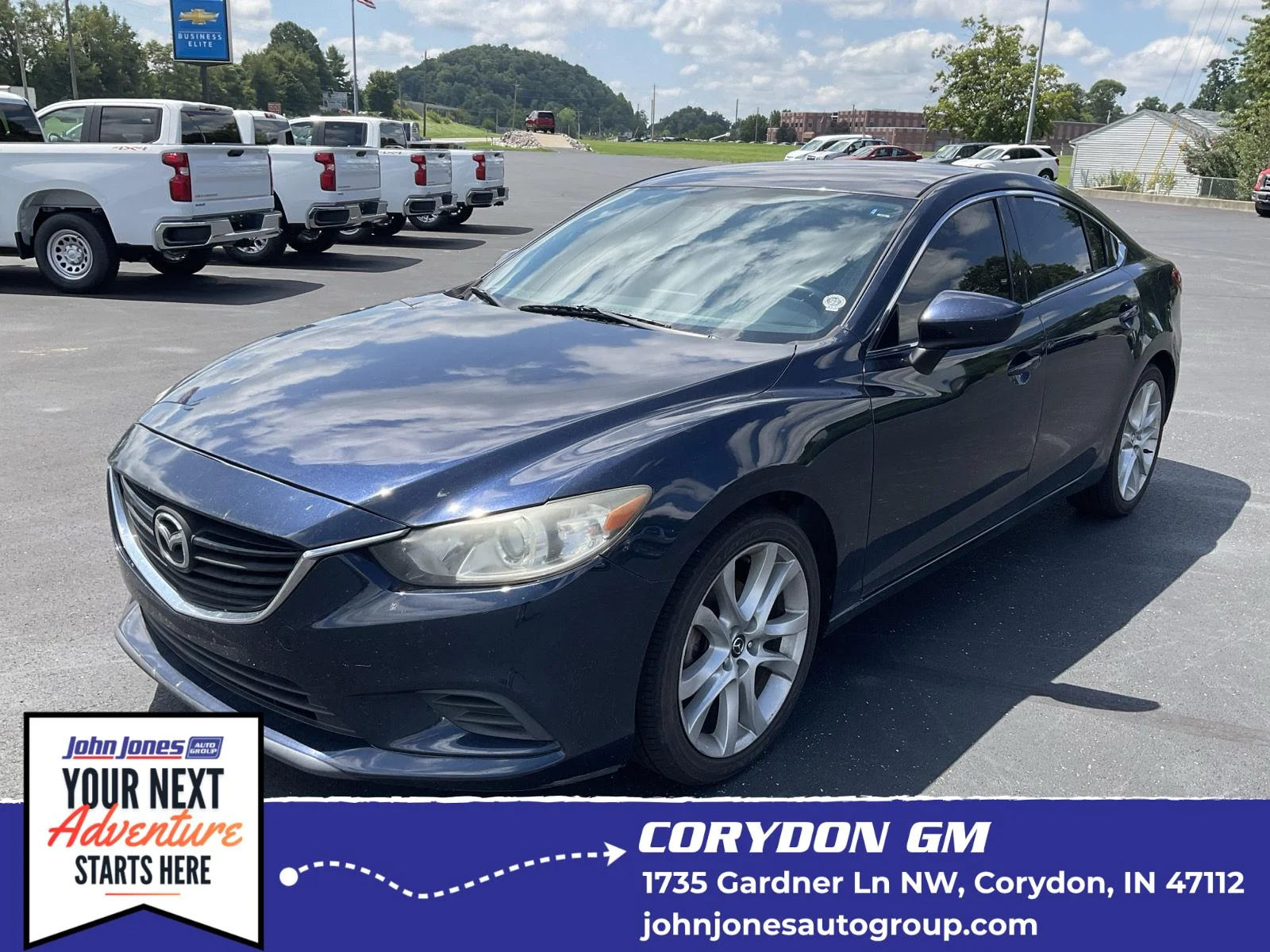 Used 2016 Deep Crystal Blue Mazda i Touring image 1
