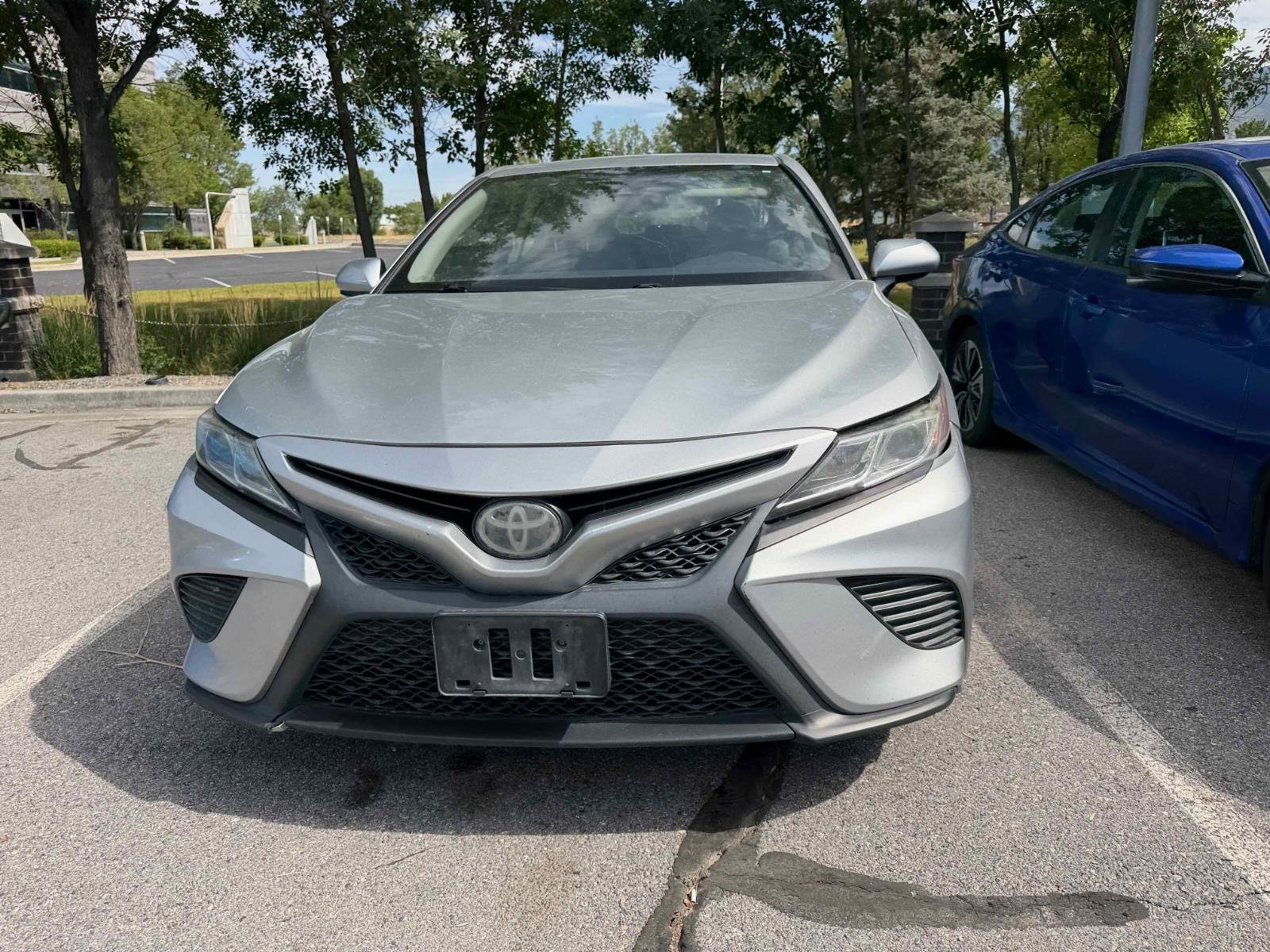 Used 2018 Toyota Camry SE with VIN 4T1B11HK4JU503375 for sale in West Bountiful, UT