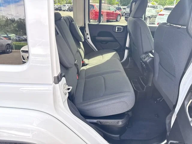 Used 2024 Bright White Clearcoat Jeep Sahara 4xe image 10