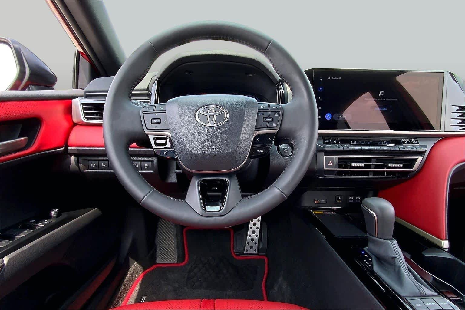 Used 2026 Supersonic Red w/Midnight Black Metallic Roof Toyota XSE image 6