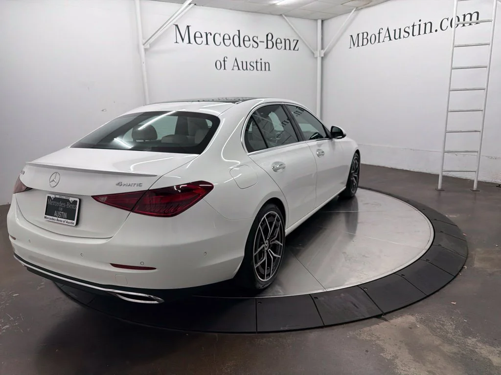 New 2027 White Mercedes-Benz C 300 image 7