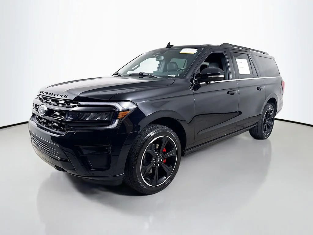 Used 2023 Agate Black Metallic Ford Limited image 9