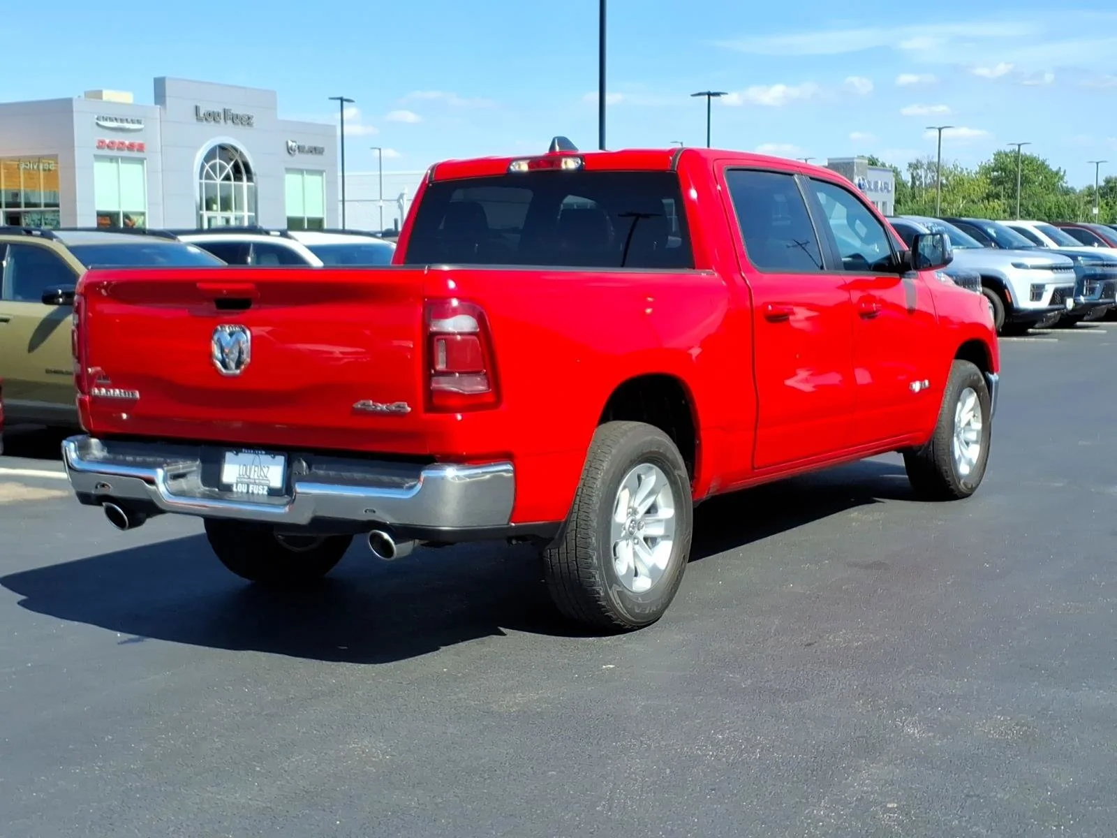 Used 2024 Flame Red Clearcoat Ram Laramie image 27