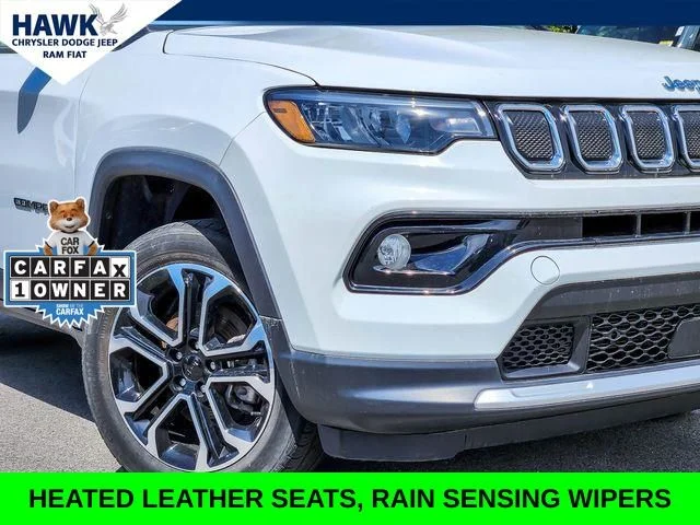 Used 2022 White Jeep Limited image 3
