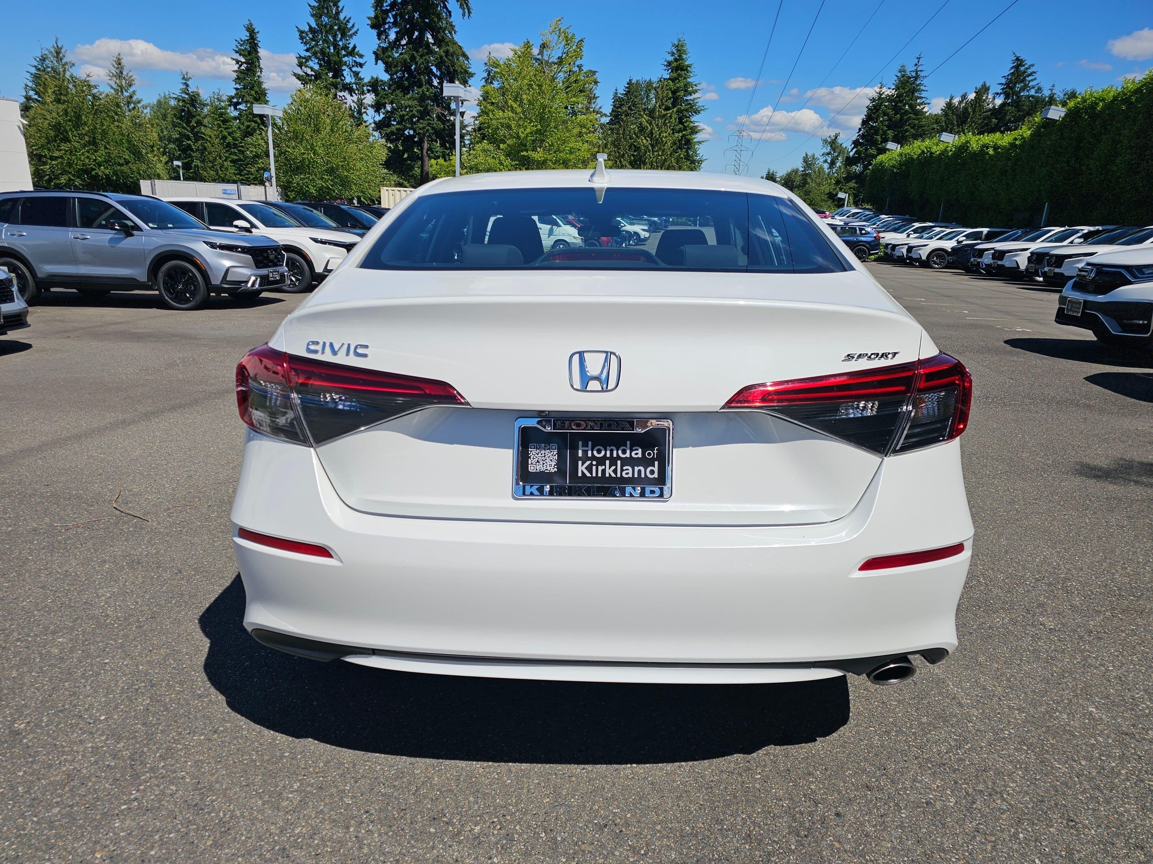 Used 2023 Platinum White Pearl Honda Sport image 6