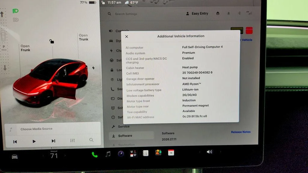 Used 2026 Ultra Red Tesla AWD image 15
