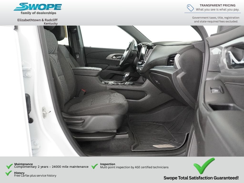 Used 2023 WHITE Chevrolet LT Cloth image 9