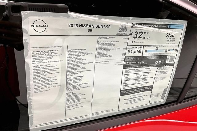New 2026 Energetic Ember/Super Blk Nissan SR image 39